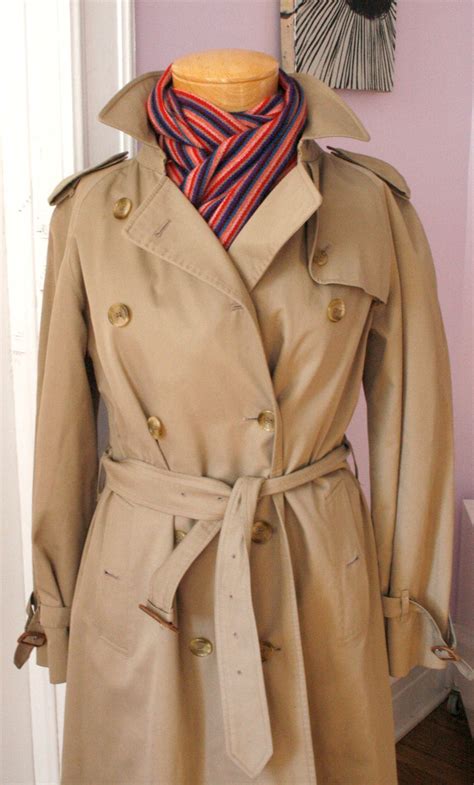 burberry ladies trench coat ebay|vintage Burberry ladies trench coat.